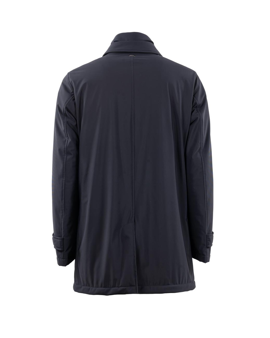 shop HERNO  Piumino: Herno trench in nylon stretch idrorepellente.
Collo a camicia.
Pettorina rimovibile con chiusura con zip.
Tasche a filo laterali.
Spacco sul retro.
Polsi con cinturino e bottone.
Chiusura frontale con bottoni. 
Composizione: 87% poliammide, 13% elastan.
Made in Italy.. PI0667U 12346SZ-9200 number 3341179